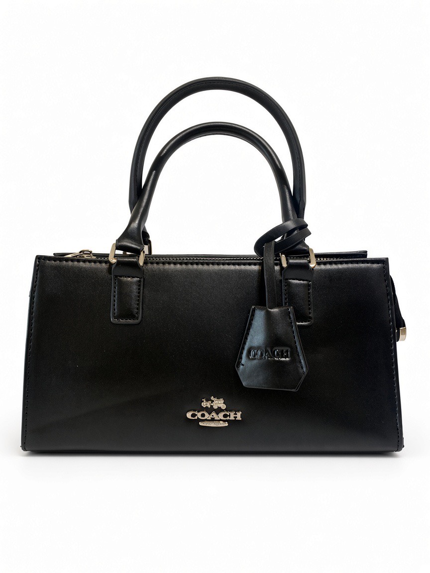 کیف دستی دوشی چرم وارداتی coach مشکی